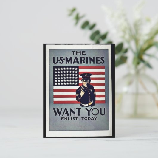 Woll Postkarte (Stehend Vorderseite)