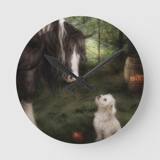 Woll Runde Wanduhr (Vorderseite)