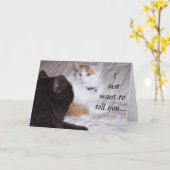 Woll, U I LIEBE U Karte (Gelbe Blume)