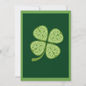 Woll zu Get Lucky - St. Patrick's Day Party Einladung (Rückseite)