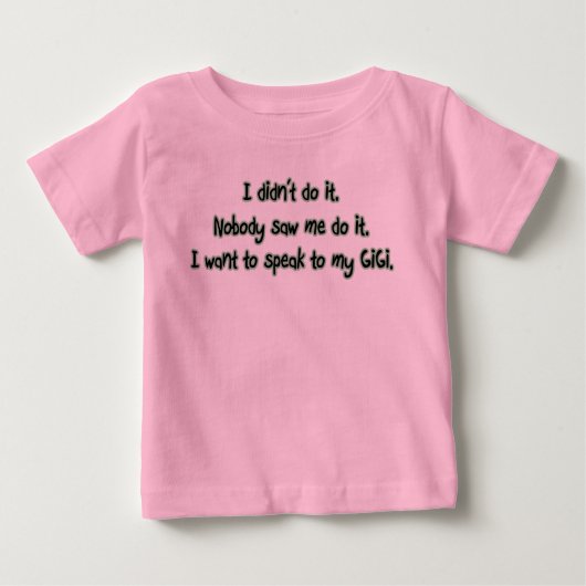 Woll zu GiGi Baby T-shirt (Vorderseite)
