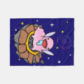 Wolldecke Space Slug Fleecedecke (Vorderseite (Horizontal))