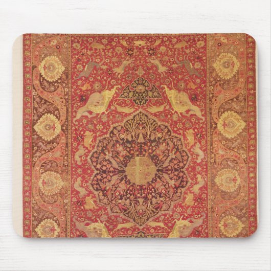 Wolldecke verziert mit Szenen der kämpfenden Tiere Mousepad (Vorne)