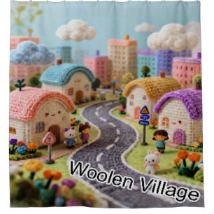 Wolldorf duschvorhang