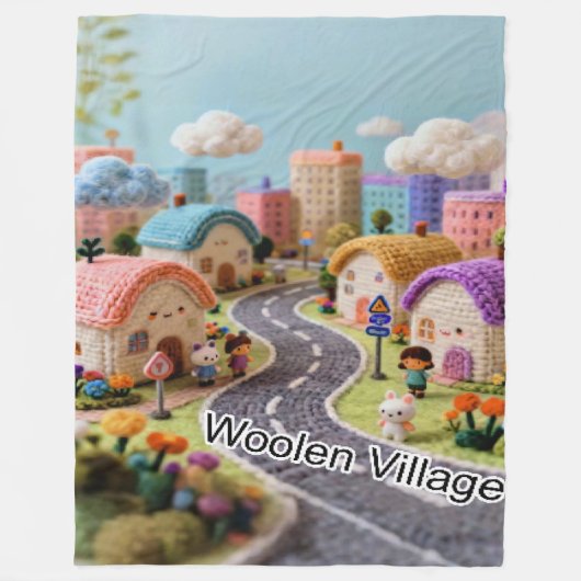 Wolldorf fleecedecke (Vorderseite)