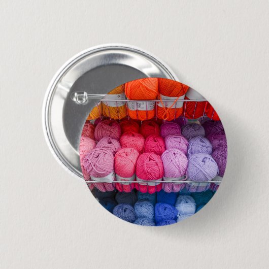 Wolle-Abzeichen Button (Vorne & Hinten)