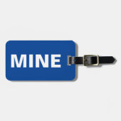 Wolle Gepäckanhänger (Vorderseite horizontal)