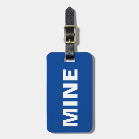 Wolle Gepäckanhänger (Vorderseite vertikal)