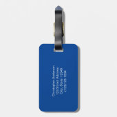 Wolle Gepäckanhänger (Rückseite vertikal)