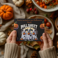 Wolle Halloween Bull Sheet moo buls ghost
