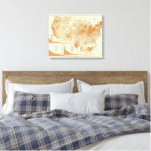 Wolle Leinwanddruck (Insitu (Schlafzimmer))
