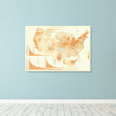 Wolle Leinwanddruck (Insitu (Holzboden))