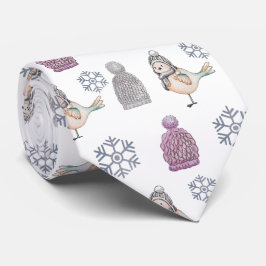 Wolle Strick Hats und Niedliche Sparrow Krawatte