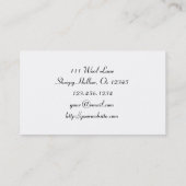 Wolle-Visitenkarte Visitenkarte (Rückseite)