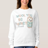 Wolle-Werde-Mein-Pullover Sweatshirt (Vorderseite)