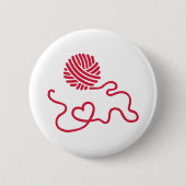 Wollen Button (Vorderseite)