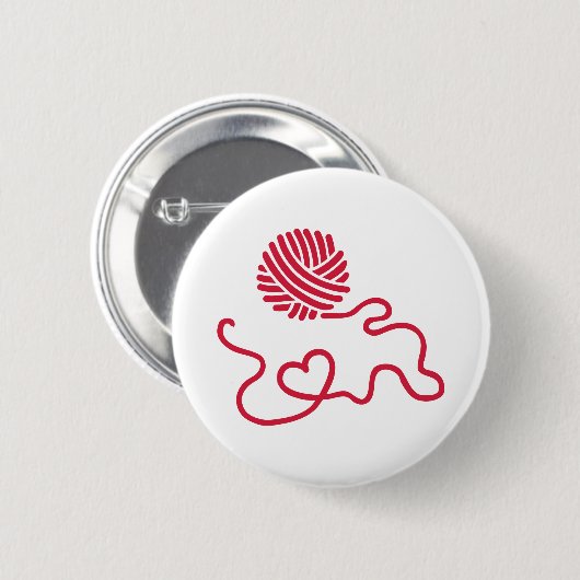 Wollen Button (Vorne & Hinten)