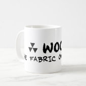 WOLLEN Hughs Howey das Gewebe unserer Lügen-Tasse Kaffeetasse (Vorderseite Links)