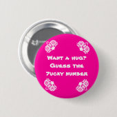 Wollen Sie eine Umarmung? Button (Vorne & Hinten)