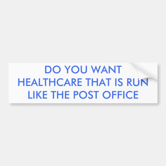 WOLLEN SIE GESUNDHEITSWESEN, DAS WIE DIE POSITION… AUTOAUFKLEBER (Vorne)