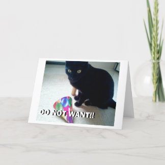 WOLLEN SIE NICHT!! KARTE