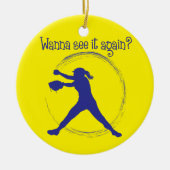 WOLLEN SIE, UM ES WIEDER ZU SEHEN? KERAMIK ORNAMENT (Vorne)