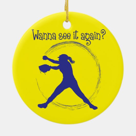 WOLLEN SIE, UM ES WIEDER ZU SEHEN? KERAMIK ORNAMENT (Hinten)