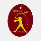 WOLLEN SIE, UM ES WIEDER ZU SEHEN? KERAMIKORNAMENT (Rechts)