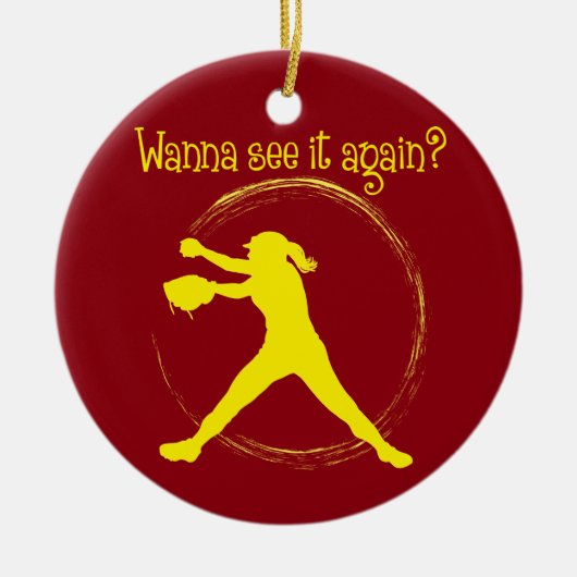 WOLLEN SIE, UM ES WIEDER ZU SEHEN? KERAMIKORNAMENT (Vorne)