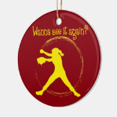 WOLLEN SIE, UM ES WIEDER ZU SEHEN? KERAMIKORNAMENT (Links)