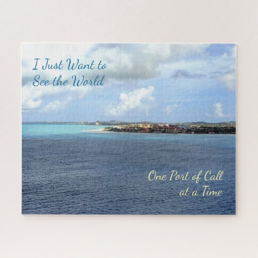 Wollen Sie, um Häfen des Weltkreuzens zu sehen Puzzle (Horizontal)
