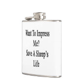 Wollen Sie, um mich zu beeindrucken retten das Flachmann (Links)