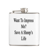 Wollen Sie, um mich zu beeindrucken retten das Flachmann (Vorderseite)