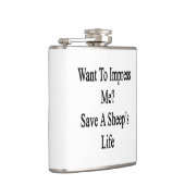 Wollen Sie, um mich zu beeindrucken retten das Flachmann (Rechts)