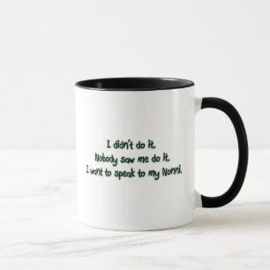 Wollen Sie, um mit Nonni zu sprechen Tasse