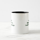 Wollen Sie, um mit Zayde zu sprechen Zweifarbige Tasse (Mittel)