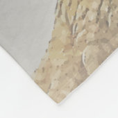 Wollen Sie, um niedlichen bärtigen Drache-Druck zu Fleecedecke (Ecke)