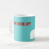 Wollen Sie, um oben zu haken? Kundengerechte Kaffeetasse (Vorderseite Links)