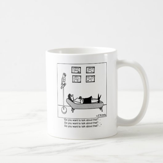 Wollen Sie, um über das zu sprechen? Kaffeetasse (Rechts)