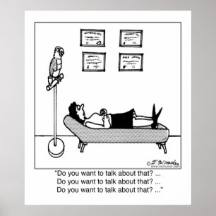 Wollen Sie, um über das zu sprechen? Poster
