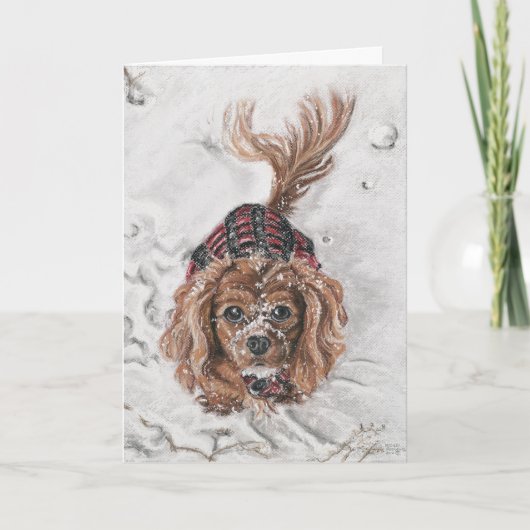 Wollen Sie, um zu spielen? Feiertagskarte (Vorderseite)