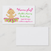 Wollen Sie, um zu spielen? Mama playdate Karte für (Vorne/Hinten)