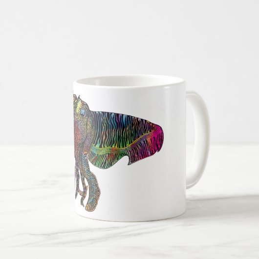 Wollen Sie zu den Tintenfischen? Kaffeetasse (VorderseiteRechts)