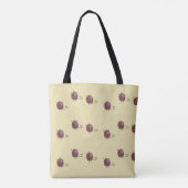 Wollgestricken auf braun tasche (Rückseite)