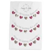 Wollherz 7. oder Hochzeitsgeschenk Mittlere Geschenktüte (Rückseite)