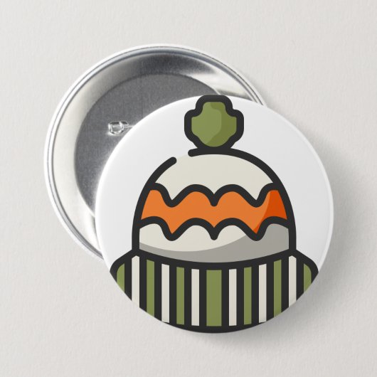 Wollhut Button (Vorne & Hinten)