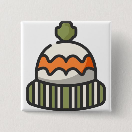 Wollhut Button (Vorderseite)