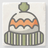 Wollhut Steinuntersetzer (Vorderseite)