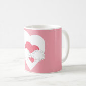 Wollige Liebe Schafe! Mug Kaffeetasse (VorderseiteRechts)