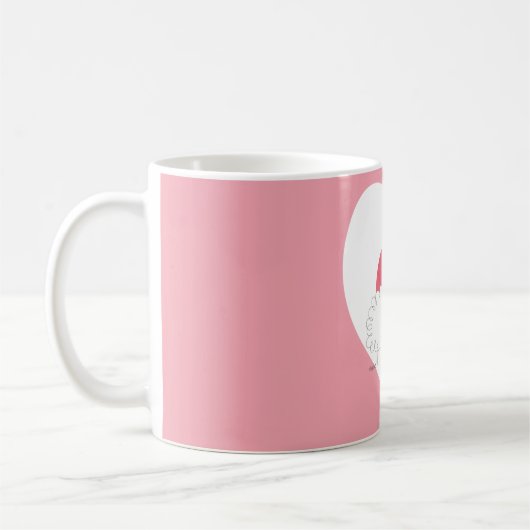 Wollige Liebe Schafe! Mug Kaffeetasse (Links)